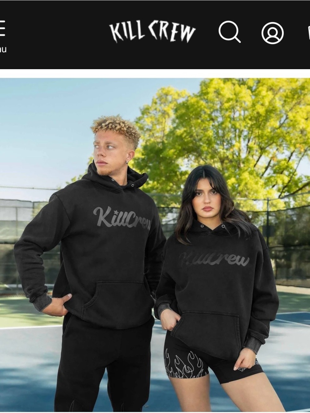 *FINAL PRICE* Kill Crew Oversized Lux "Script" Hoodie in Black - Picture 4 of 6